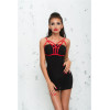 Портупея из лент красная Harness 1 S/M, фото №1 — секс шоп Украина, NO TABOO