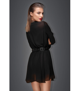 Прозрачное платье свободного кроя с чокером Noir Handmade L - No Taboo
