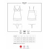 Эротичная черная сорочка с кружевными лифом и подолом L/XL, фото №5 — секс шоп Украина, NO TABOO