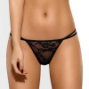 Стринги My Bijou thong black L/XL, фото №3 — секс шоп Украина, NO TABOO