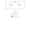 Эротические стринги с широкой резинкой кружевные, чёрные L/XL, фото №3 — секс шоп Украина, NO TABOO