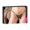 Tрусики String Strass Cottelli Collection M/L, фото №1 — секс шоп Украина, NO TABOO