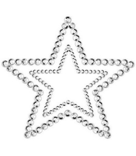 Украшение для груди со стразами MIMI от Bijoux Indiscrets, в виде звездочек - No Taboo
