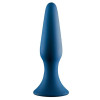Анальная пробка Dream Toys MenzStuff синяя, 15 х 4 см фото №1 — секс игрушки: Украина, NO TABOO