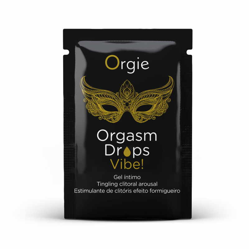 Пробник Краплі для клітора Orgie Orgasm з віброефектом, 2 мл