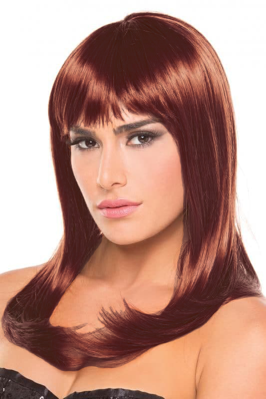 Перука з чубчиком Hollywood Wig, шатенка