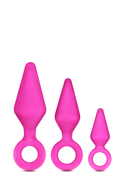 Набір пробок анальних LUXE CANDY RIMMER KIT PINK