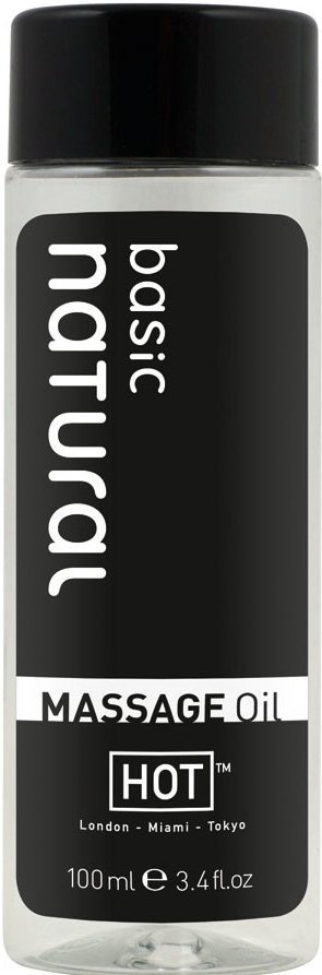 Масажна олійка HOT Basic Natural з нейтральним ароматом, 100 мл