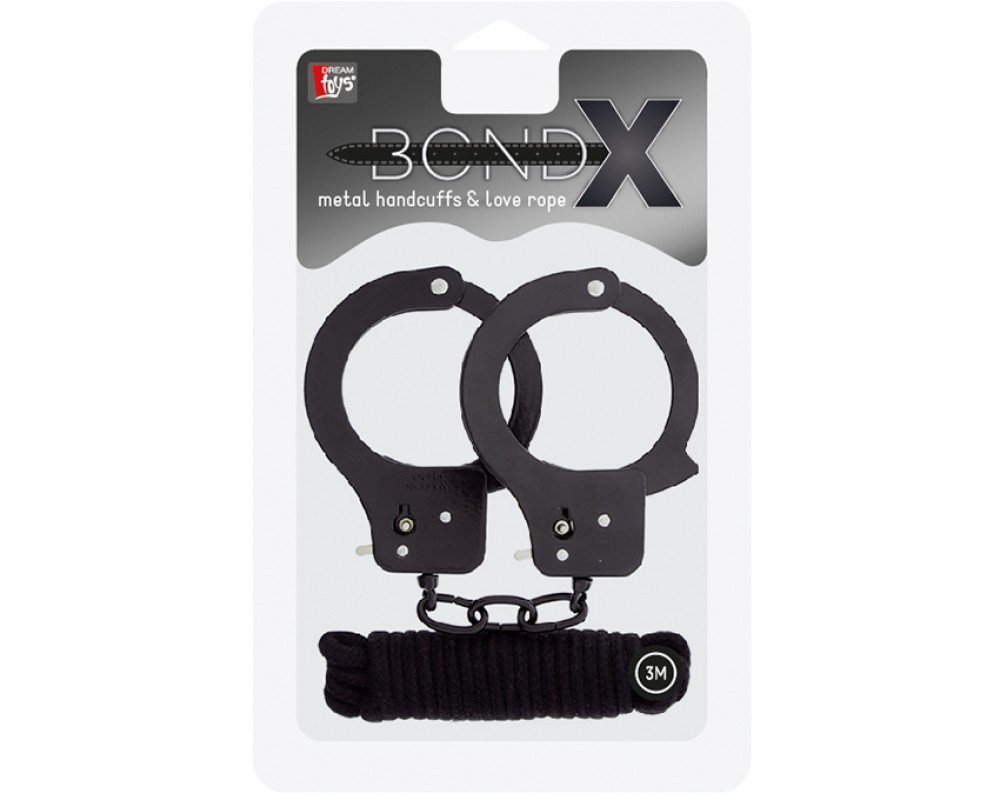 Набір наручники і бондаж BONDX Metal Cuffs