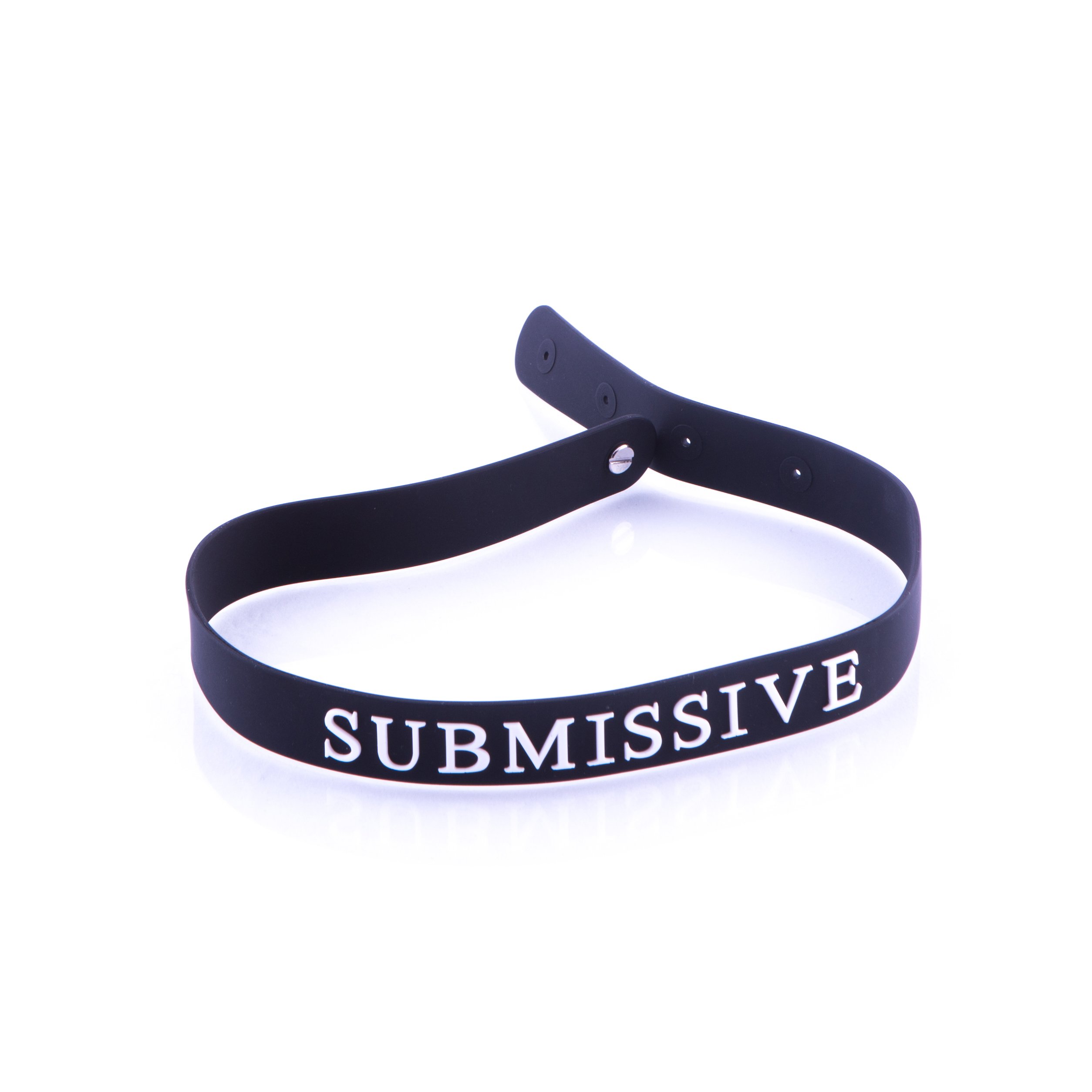 Нашийник-браслет 100% медичний силікон SUBMISSIVE NO TABOO