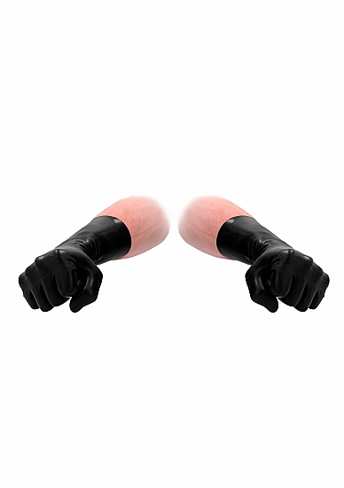 Рукавички латекс Latex Short Gloves Black FistIt