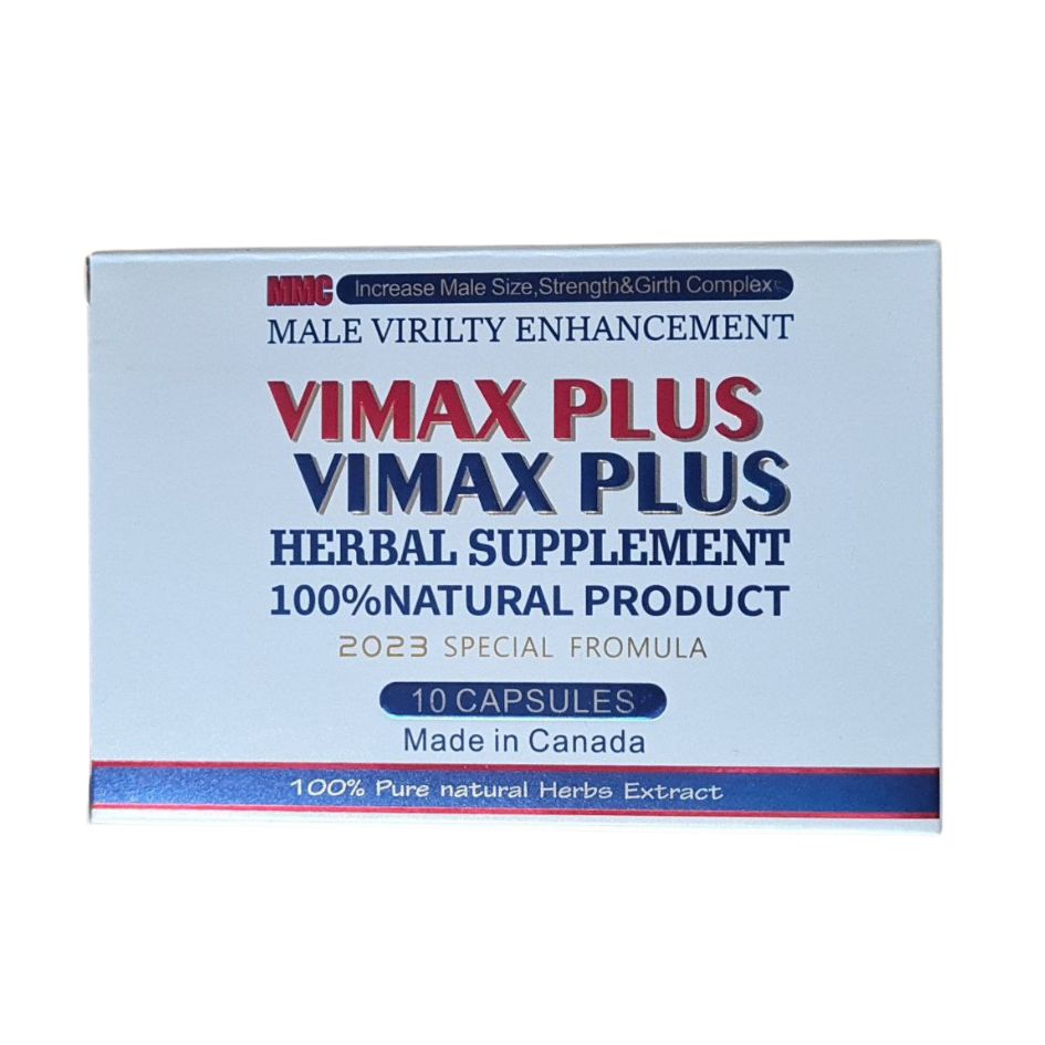 Пігулки для підвищення потенції Vimax Plus, 10 таблеток