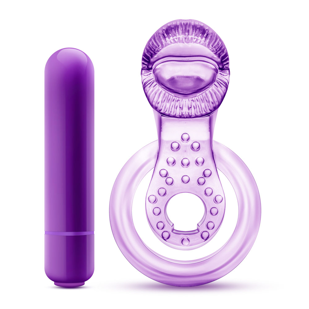 Віброкільце PLAY WITH ME LICK IT DOUBLE COCKRING