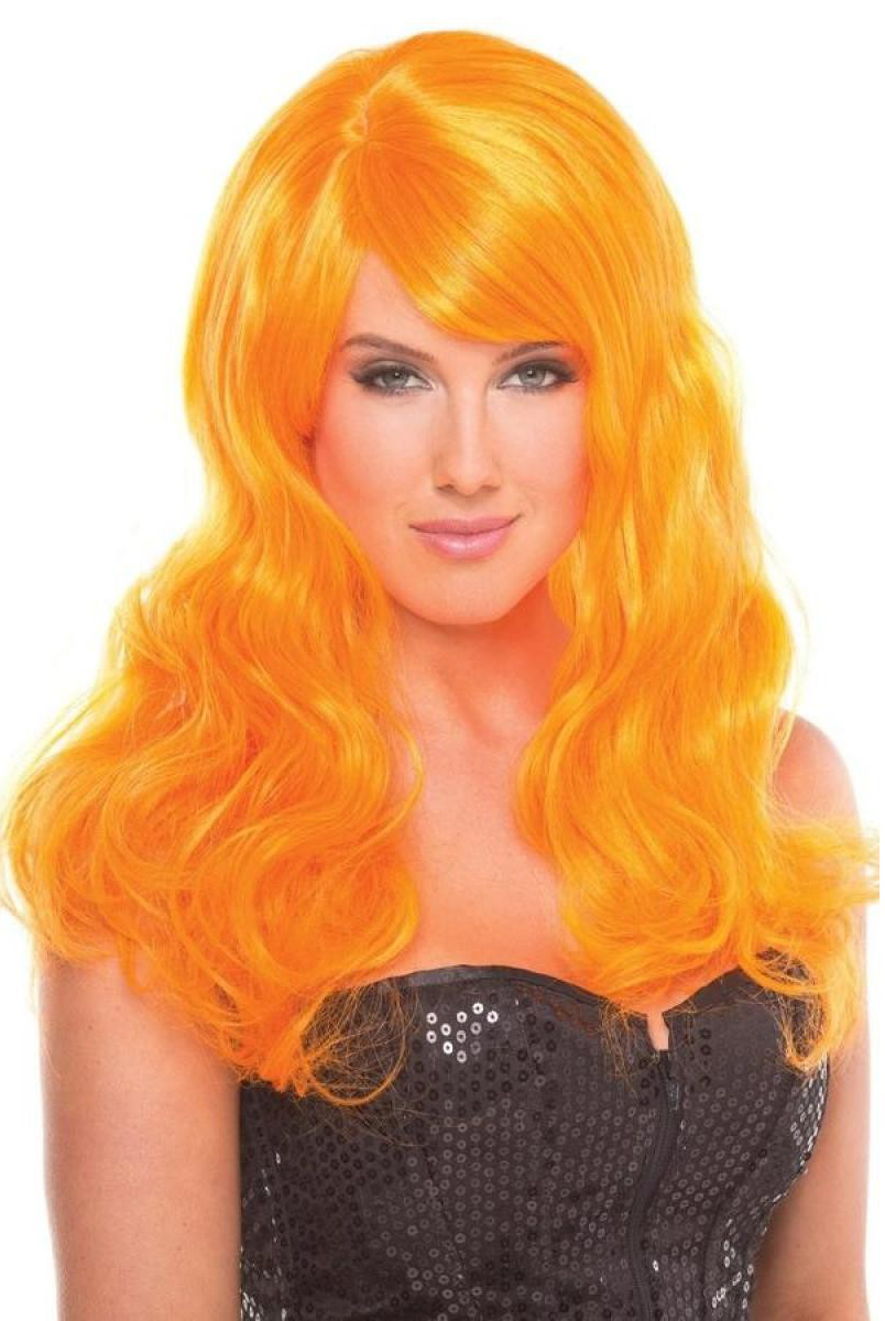 Перука з чубчиком Burlesque Wig, Помаранчевий