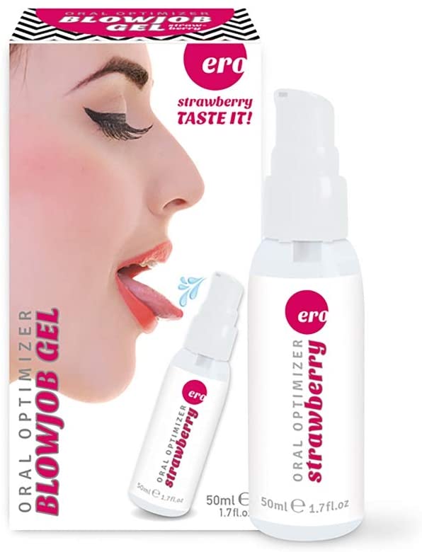 Лубрикант оральний HOT Blowjob Gel зі смаком полуниці, 50 мл