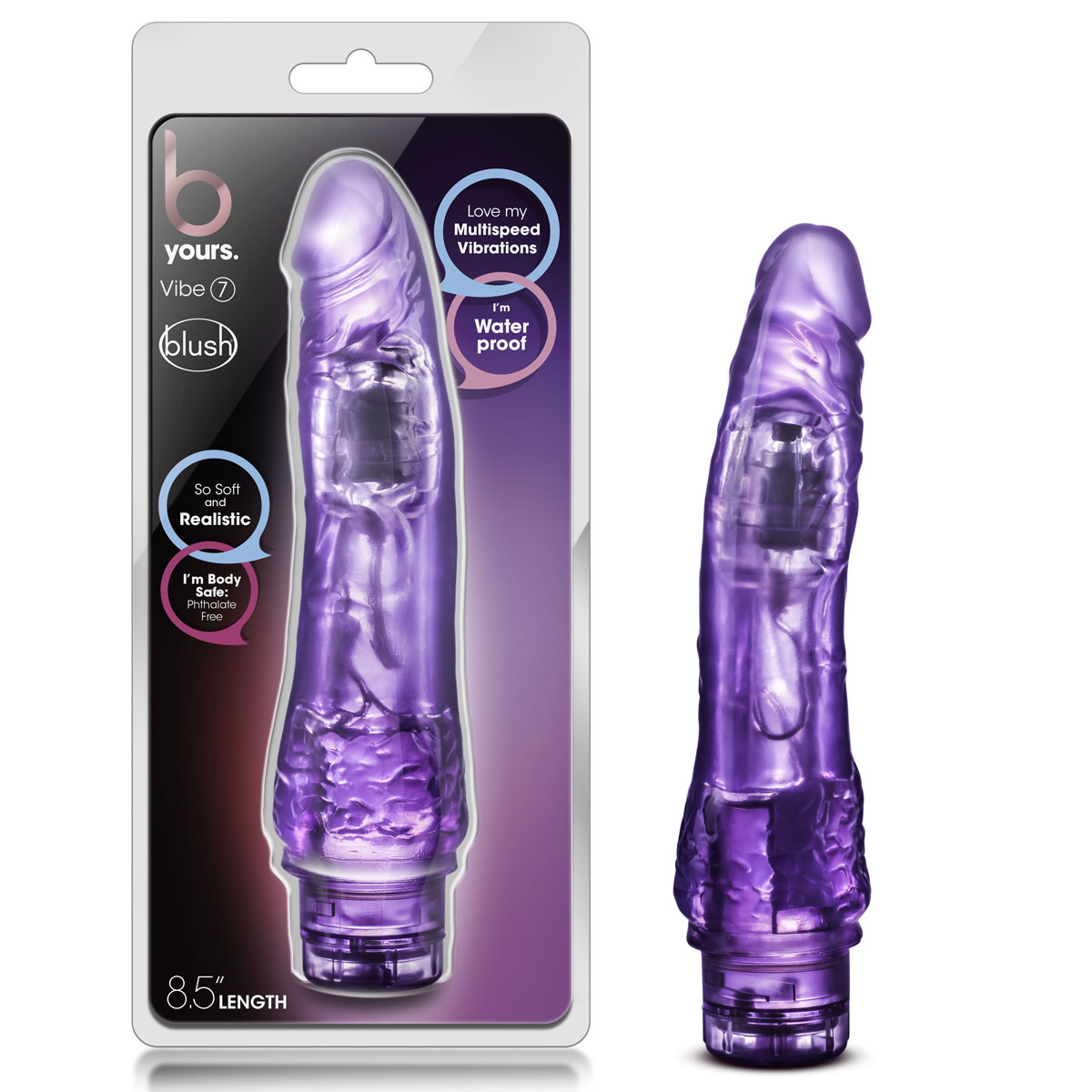 Вібратор B YOURS VIBE 7, Фіолетовий