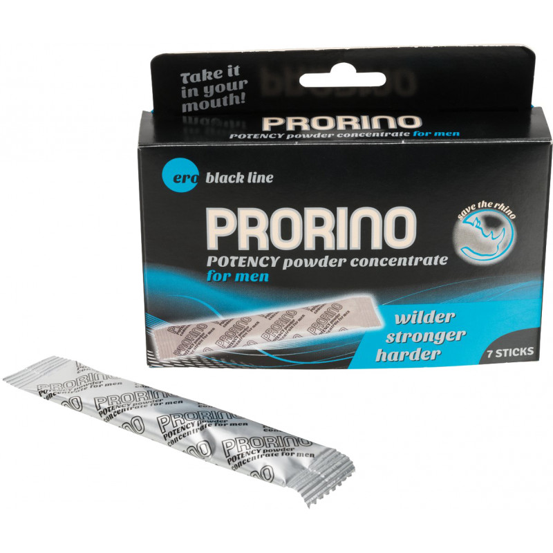 Збудник для чоловіків HOT PRORINO для потенції, 7 шт х 5 г