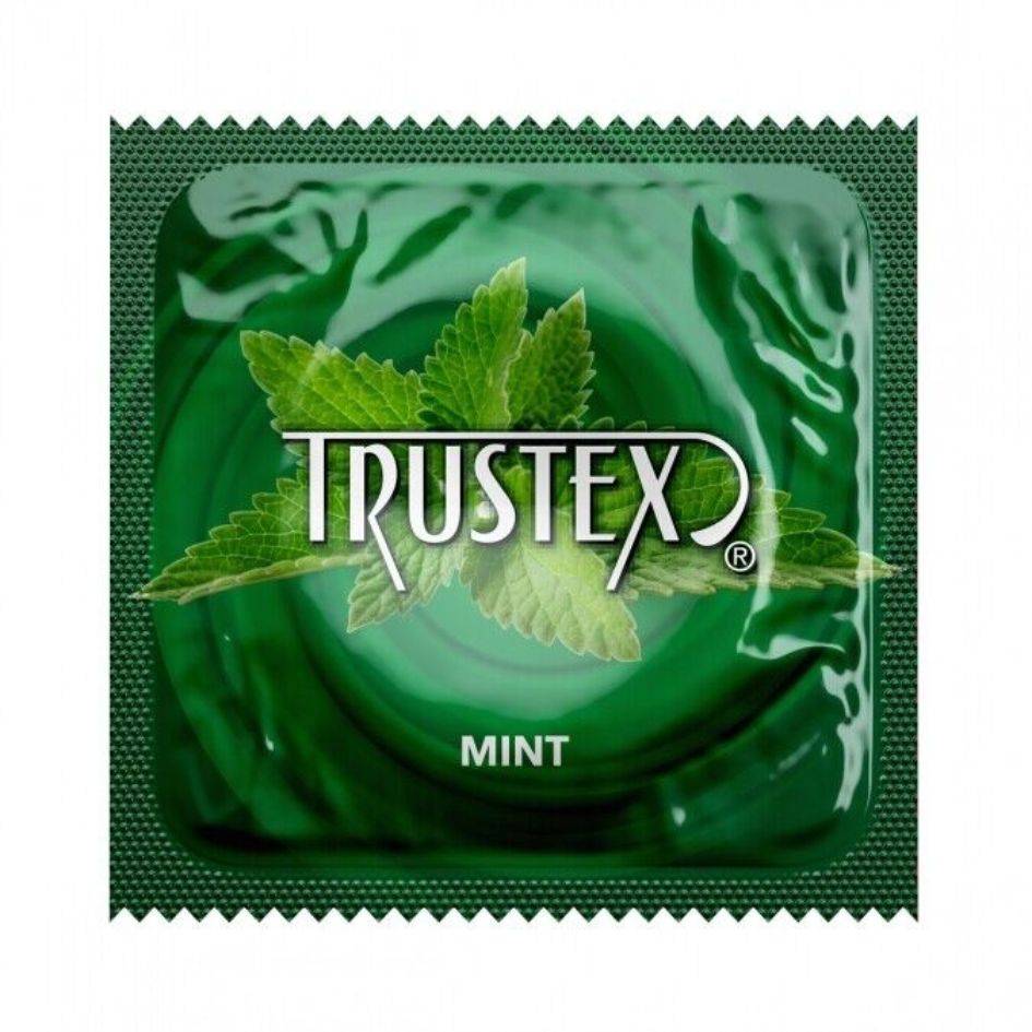 Презерватив Trustex Mint з ароматом і смаком м'яти, 1 шт
