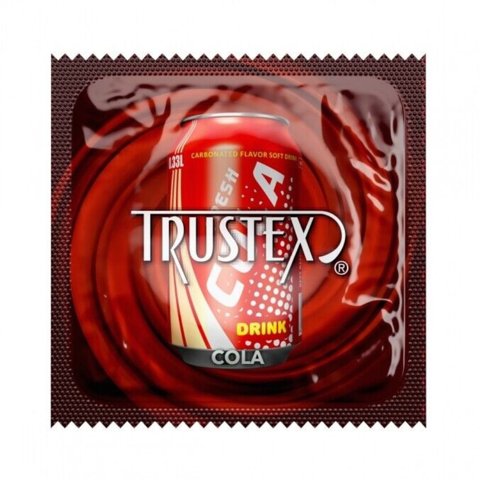 Презерватив Trustex Cola з ароматом і смаком коли, 1 шт