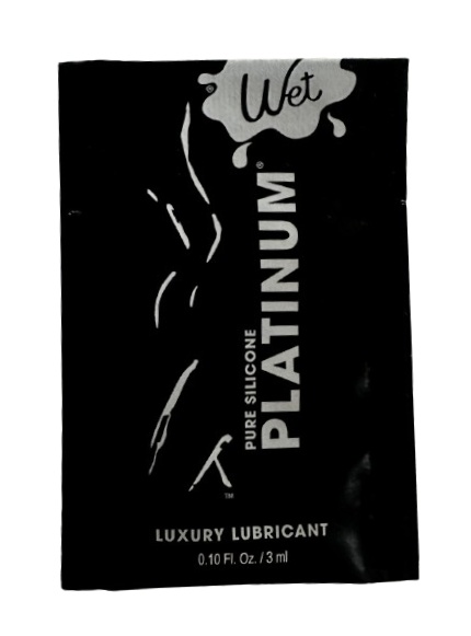Пробник лубрикант 3 мл Wet Platinum Premium, на силіконовій основі