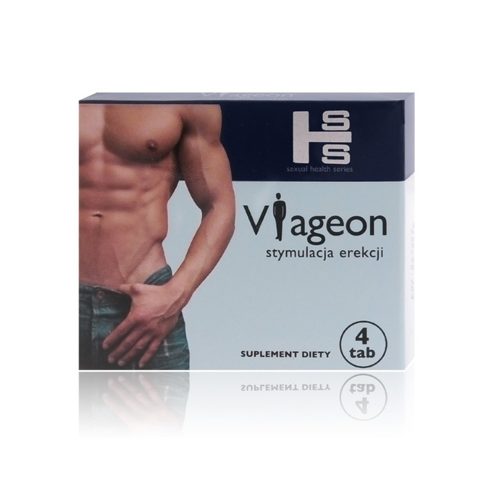 Таблетки для посилення потенції Viageon, 4 таблетки