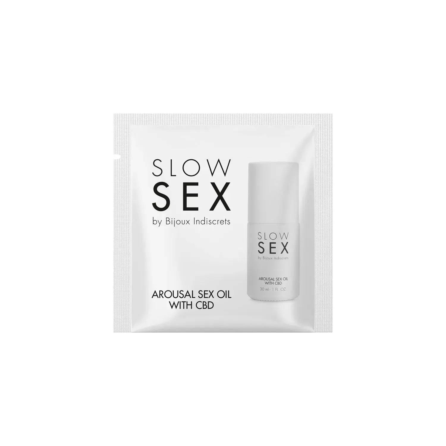 Пробник олія для еротичного масажу CBD Slow Sex Bijoux Indiscrets, 2 мл