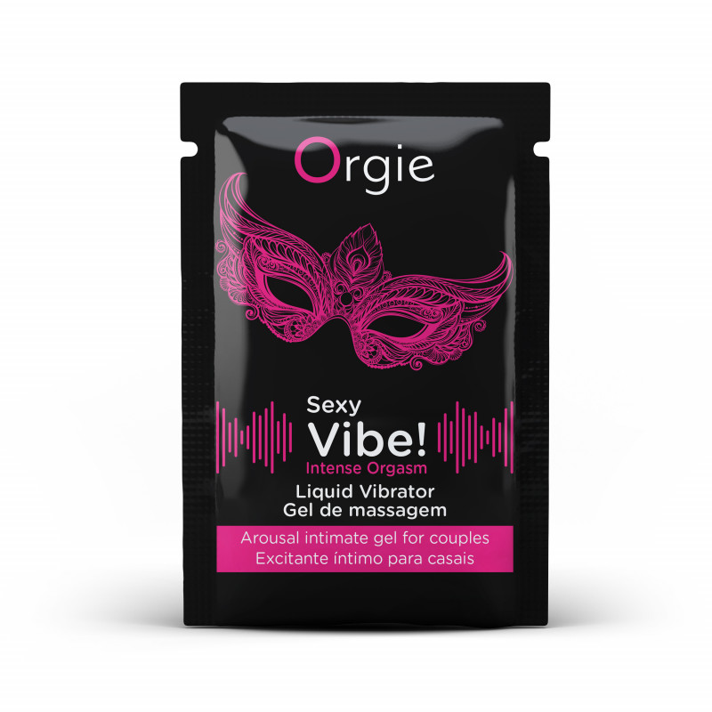 Пробник рідкий вібратор Orgie Sexy Vibe для посилення оргазму, 1 мл