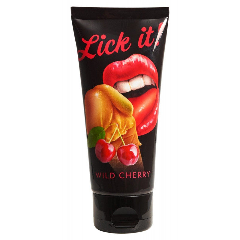 Оральний лубрикант Lick It Wildkirsch зі смаком вишні, 100 мл