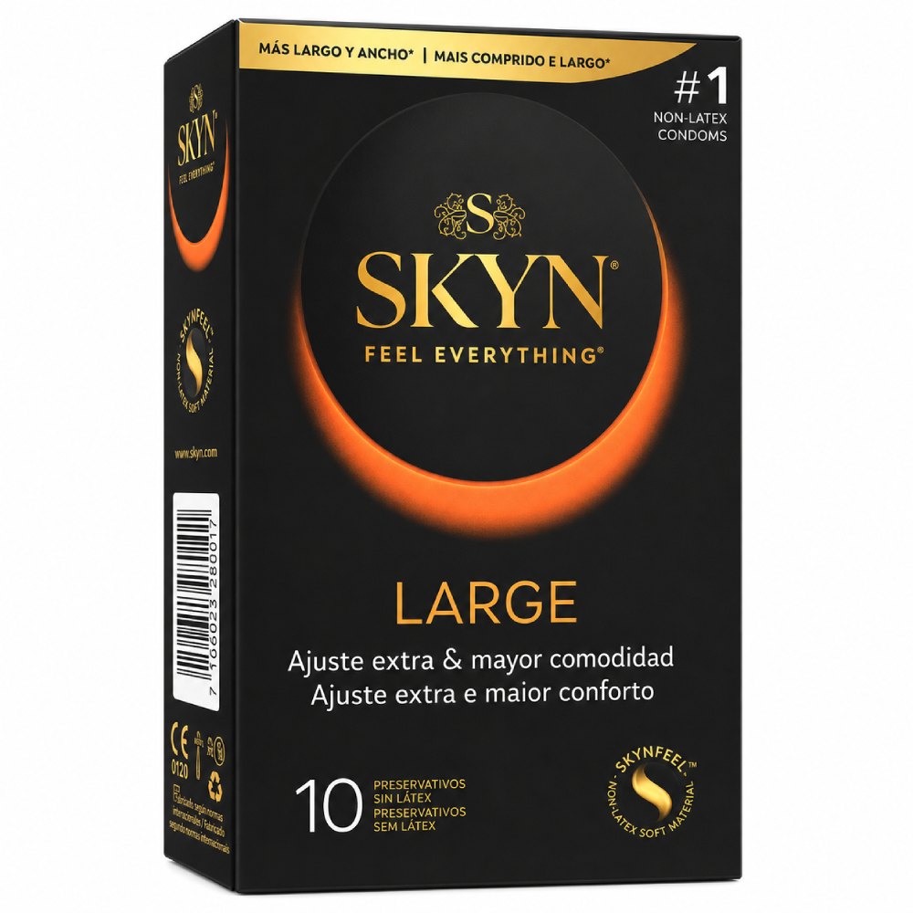 Презервативи безлатексні Skyn Large великого розміру, 10 шт