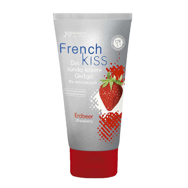 Оральний лубрикант Joy Division FrenchKiss Strawberry зі смаком полуниці, 75 мл