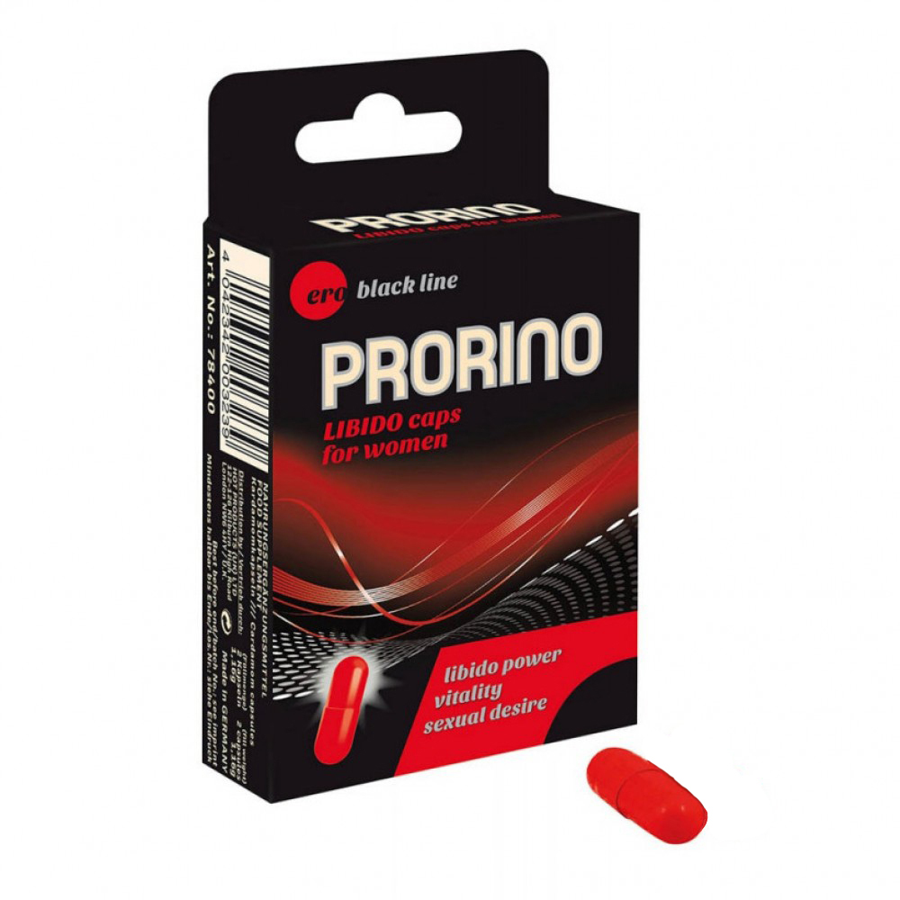 Капсули для підвищення лібідо HOT PRORINO жіночі, 1 шт