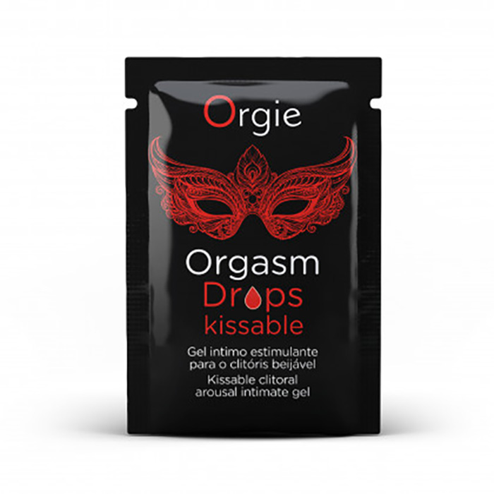 Пробник Краплі для клітора Orgie Orgasm Drops з ароматом яблука з корицею, 2 мл