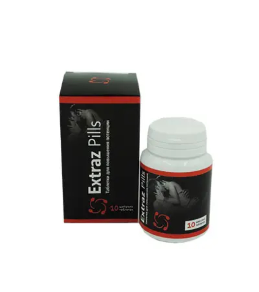 Пігулки для підвищення потенції Extraz Pills, 10 шт