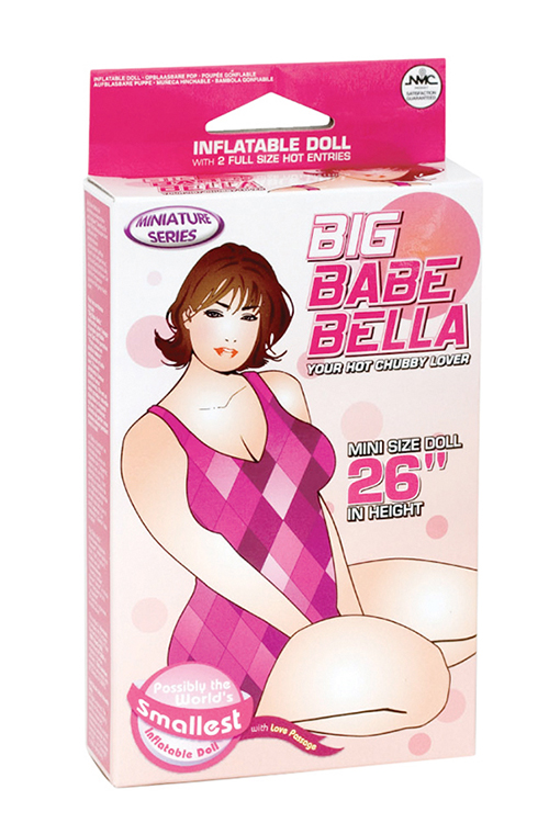 Секс-лялька NMC Big Babe Bella з двома отворами, бежева, 66 см