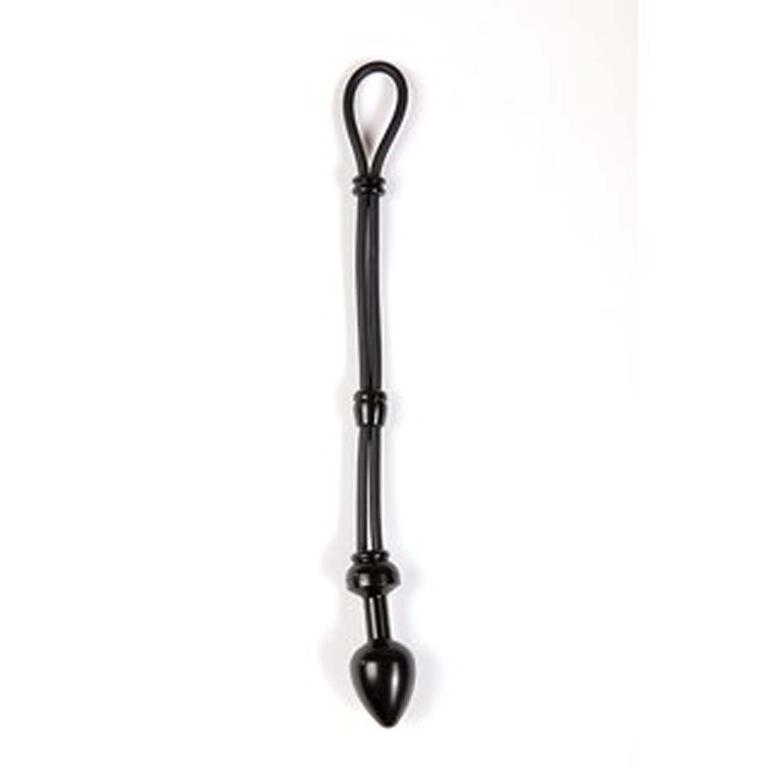 Анальна пробка з ерекційним кільцем COCK GRIP PLUG SMALL BLACK