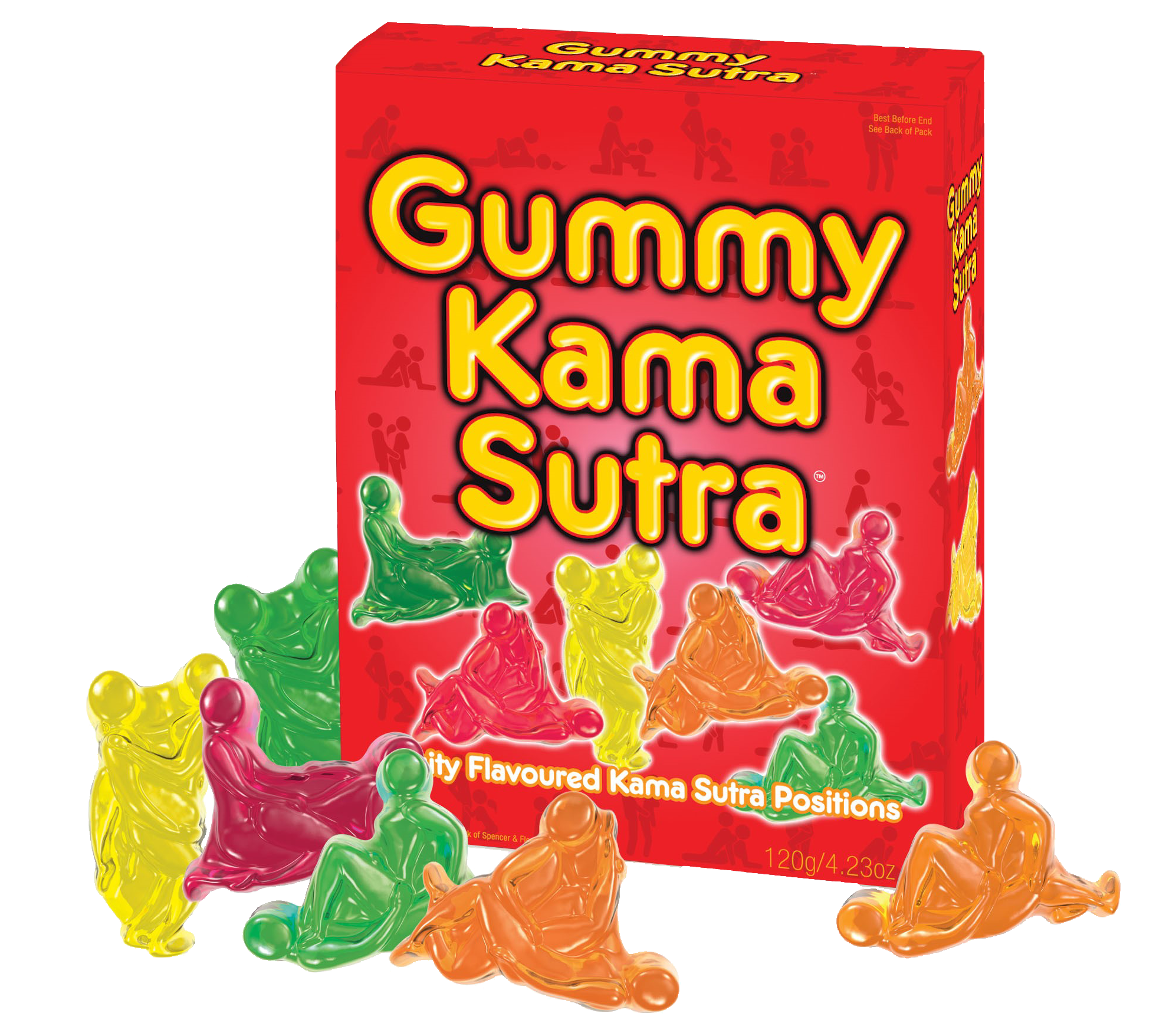 Цукерки у вигляді поз з Камасутри-Gummy Kama Sutra, 120 г
