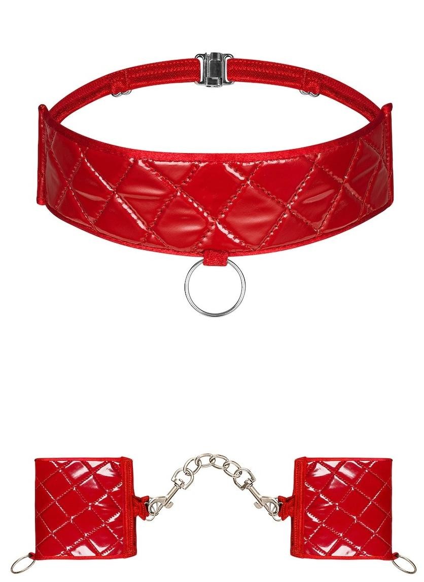 Набір з чокера та наручників Hunteria cuff &amp; chocker O/S