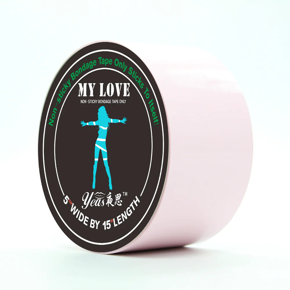 Бондажна стрічка My Love, світло-рожева, 15 м