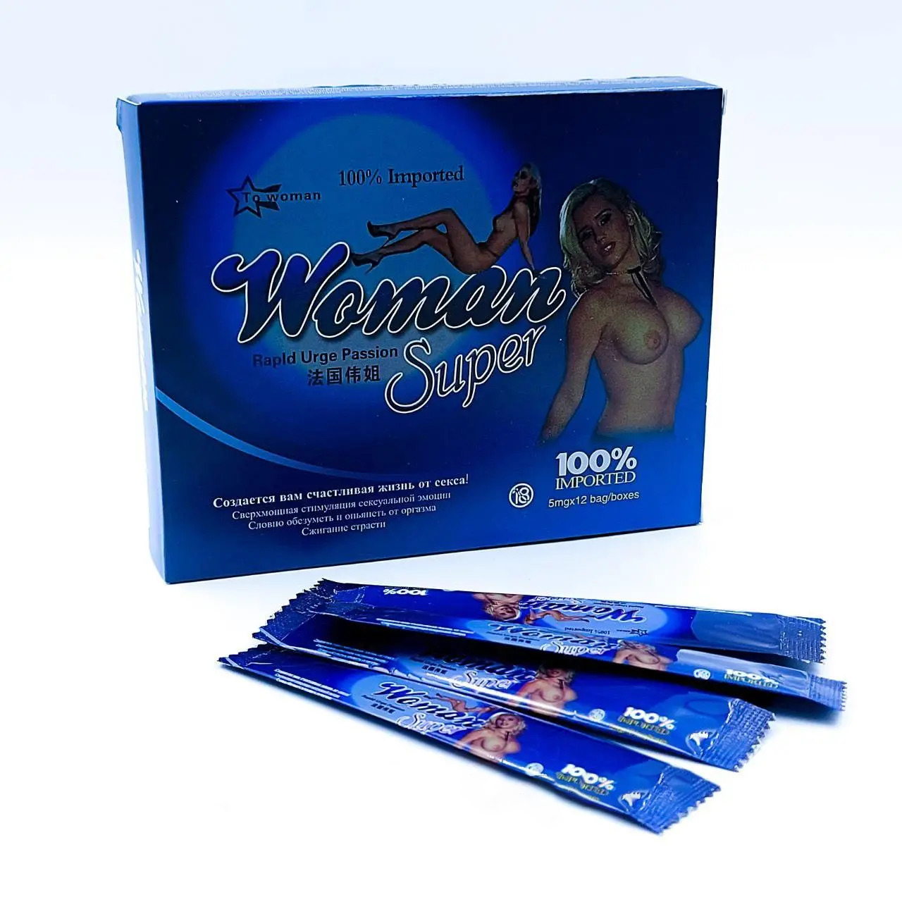 Жіночий збудник у краплях Woman Super 5 мл (за 1 стік)