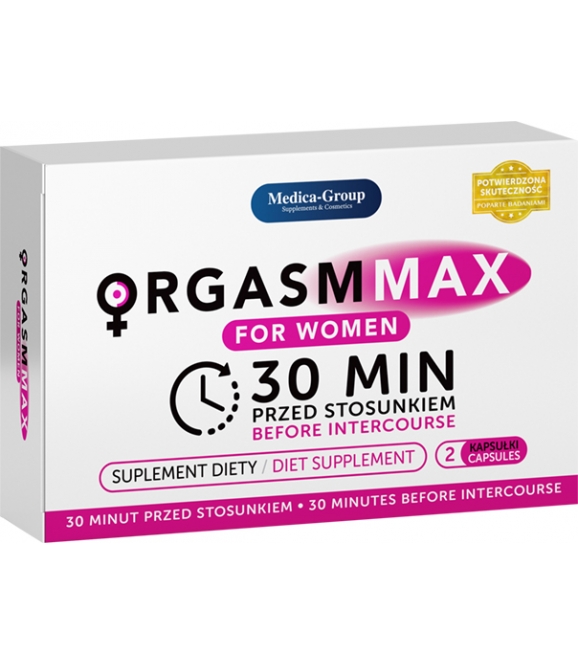 Капсули збуджувальні для жінок Medica Orgasm Max for Women, 2 шт