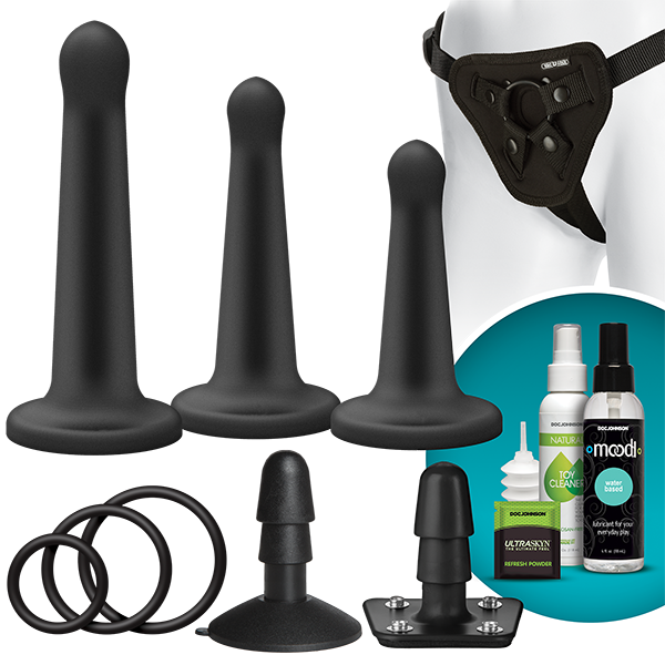 Набір страпонів Vac-U-Lock-Silicone Pegging Set