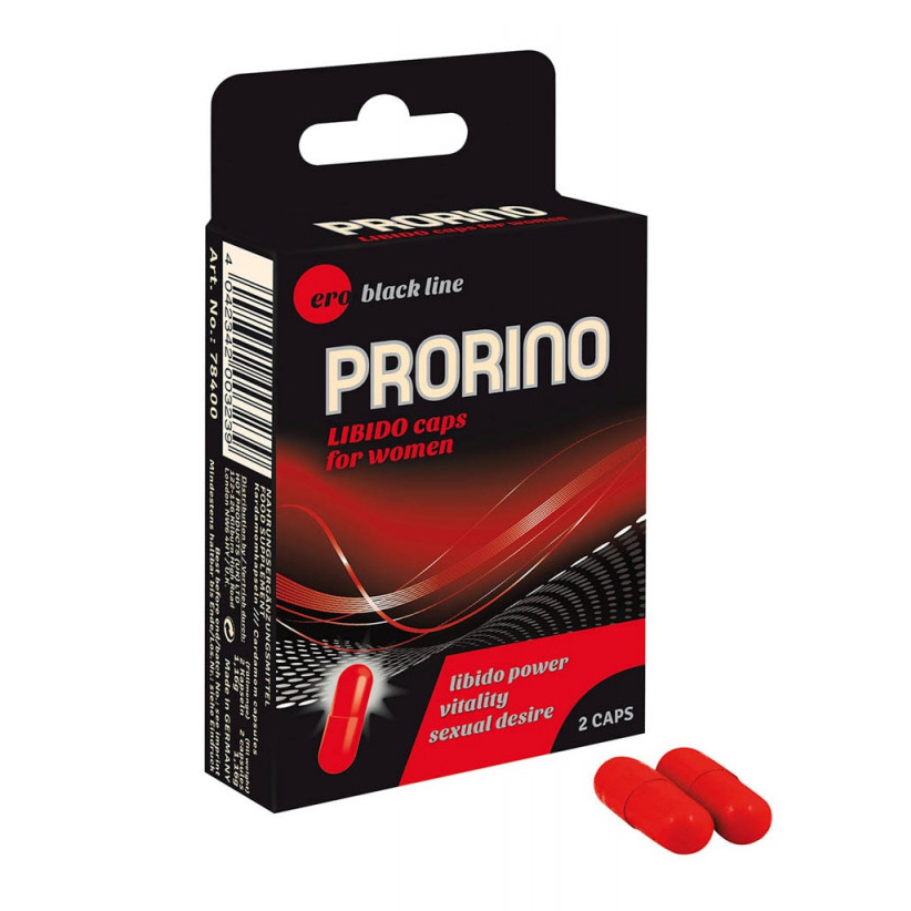 Капсули для підвищення лібідо HOT PRORINO жіночі, 2 шт