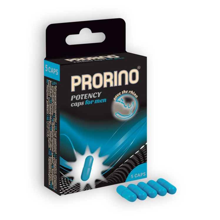 Капсули для потенції HOT PRORINO, 5 шт