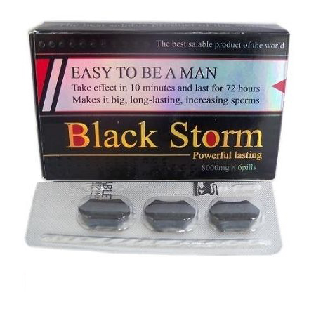 Таблетки для потенції Black Storm, 3 шт