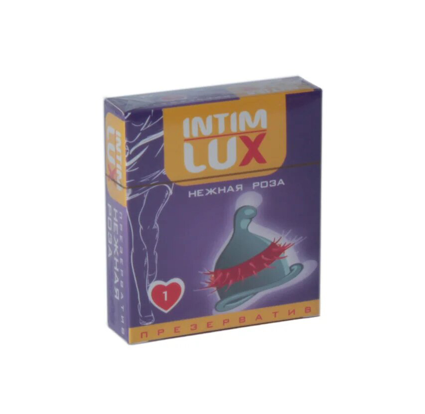 Насадка на член одноразовая Intim Lux Нежная роза 1 шт