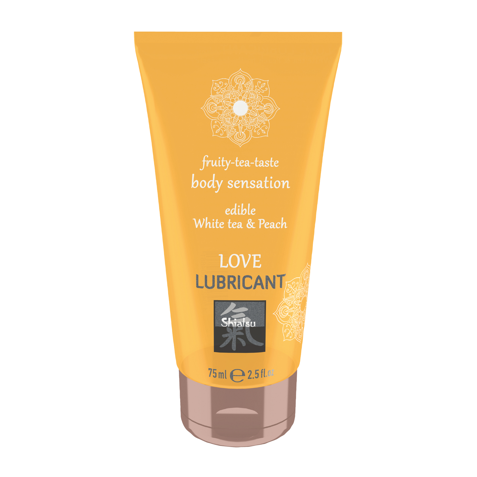 Їстівний лубрикант HOT Love Lubricant зі смаком білого чаю та персика, 75 мл