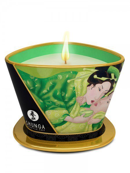Свічка масажна shunga EXOTIC GREEN TEA