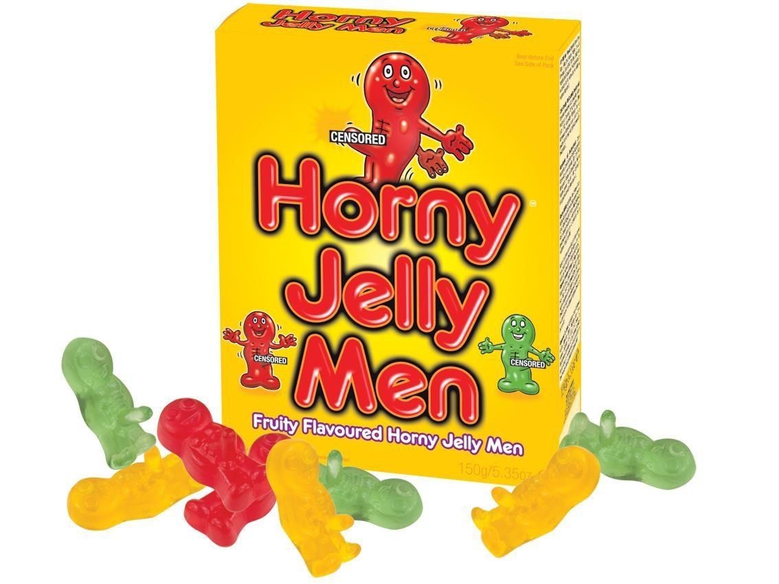 Цукерки желе у вигляді чоловіка з ерегованим членом Horny Jelly Men