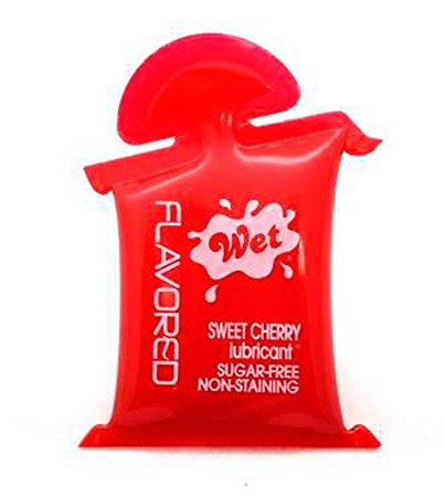 Лубрикант WET CLEAR FLAVORED SWEET CHERRY, 10 мл
