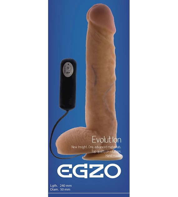 Вибратор на присоске EROGEN Ciberscin EGZO 24 см х 5 см